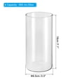 thumbnail image 2 of Uxcell 7.1"x3.3" Clear Glass Cylinder Vase Tabletop Flowers Vase Floating Candle Holder Vase, 2 of 6