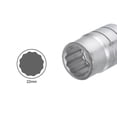 thumbnail image 4 of Unique Bargains 22mm 12 Point Shallow Socket 3/4' Drive Standard Metric Chromium Vanadium Steel, 4 of 5