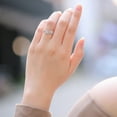 thumbnail image 3 of Qarigey Anillo de mujer brillante curvo decorativo nudillo joyería Metal elegante mano decoración boda fiesta compromiso Casual Ropa, zapatos y accesorios Miscelánea Talla 9 Qarigey AP017336-04, 3 of 6