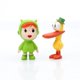thumbnail image 4 of 8cm Kawaii Pocoyo Animal juguete pájaro pato elefante figura muñeca modelo escena adornos Anime dibujos animados edición Q juguetes de Pvc gif de Navidad, 4 of 5
