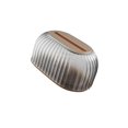 thumbnail image 2 of pitrice Stripe Design, Facial Tissue Case Box Organizer Wedding Table Centerpiece, 2 of 9