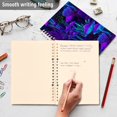 thumbnail image 4 of FORMRS 1-Subject Spiral Notebook 8" x 5" College Ruled 60 Refillable Sheet A5 Hard Cover, Dark Mushrooms Pattern, 4 of 7