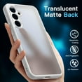 thumbnail image 4 of JETech 3 in 1 Matte Case for Samsung Galaxy S23 FE 6.4-Inch with 2-Pack Tempered Glass Screen Protector, Translucent Frosted Shockproof Phone Cover with Camera Protection (White), 4 of 7