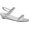 thumbnail image 2 of touch ups women's jasmine silver shimmer sandal, 2 of 2