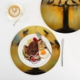 thumbnail image 4 of Crows Birds Trivet Mats Woven Pot Holders 3Pcs Non-Slip Heat Resistant for Hot Pots Pans Pats, 4 of 6