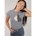 thumbnail image 2 of Be Kind Daisy T-Shirt Women -Image by Shutterstock, Female Large, 2 of 4