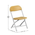 thumbnail image 6 of Flash Furniture Timmy 2 Pk. Kids Yellow Plastic Folding Chair, 6 of 12