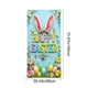 thumbnail image 3 of CaiYueKe Easter Door Cover Curtain Decoration for Spring Holiday Party, Bunny Egg Themed Hanging Door Banner Wall Decor, Festive Home Indoor Outdoor Welcome Sign with Religious Cross Pattern, 3 of 7