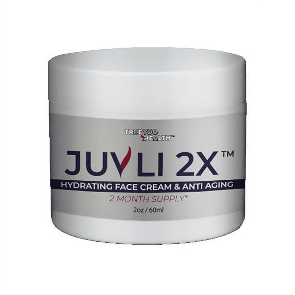 Juvli 2x Hydrating Face Cream & Anti Aging - 2 Month Supply - Improved Formula with Collagen - Lock in Moisture - Help Improve Wrinkles, Redness, & Discolorations - Great for Dry & Sensitive Skin