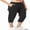 E-Black, variant on Women's Cargo Capri Sweatpants Hiking Joggers Cropped Pants with Pockets Lightweight Quick Dry Athletic Workout Leggings Casual Capri Black