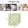 thumbnail image 5 of Spring Floral Cloth Napkins, Watercolor Orchid Flowers Leaves Botanical Green Washable and Reusable Dinner Napkins Set of 6, Table Napkin for Kitchen Party Birthday Wedding Hotel Housewarming 20"x20", 5 of 9