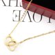 thumbnail image 3 of Guardurnaity Collar Doble Corazón Colgante Cadenas Collares Acero Cuello Decoración Cumpleaños Decoraciones Damas Joyería para Citas Regalo Ropa, zapatos y accesorios Miscelánea Guardurnaity AP014542-01, 3 of 6