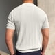 thumbnail image 3 of Playera Elvqul Hombre Liso Manga Corta Blanco Economicas Cuello Redondo, 3 of 6