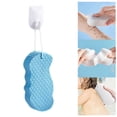 thumbnail image 2 of Esponja de ducha, suave, reutilizable, para quitar la piel muerta, limpiador de piel, depurador, Azul jinwen Esponja de ducha, 2 of 6