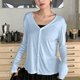 thumbnail image 4 of Cárdigan de manga larga para mujer, cárdigan, blusa para mujer, 4 of 7