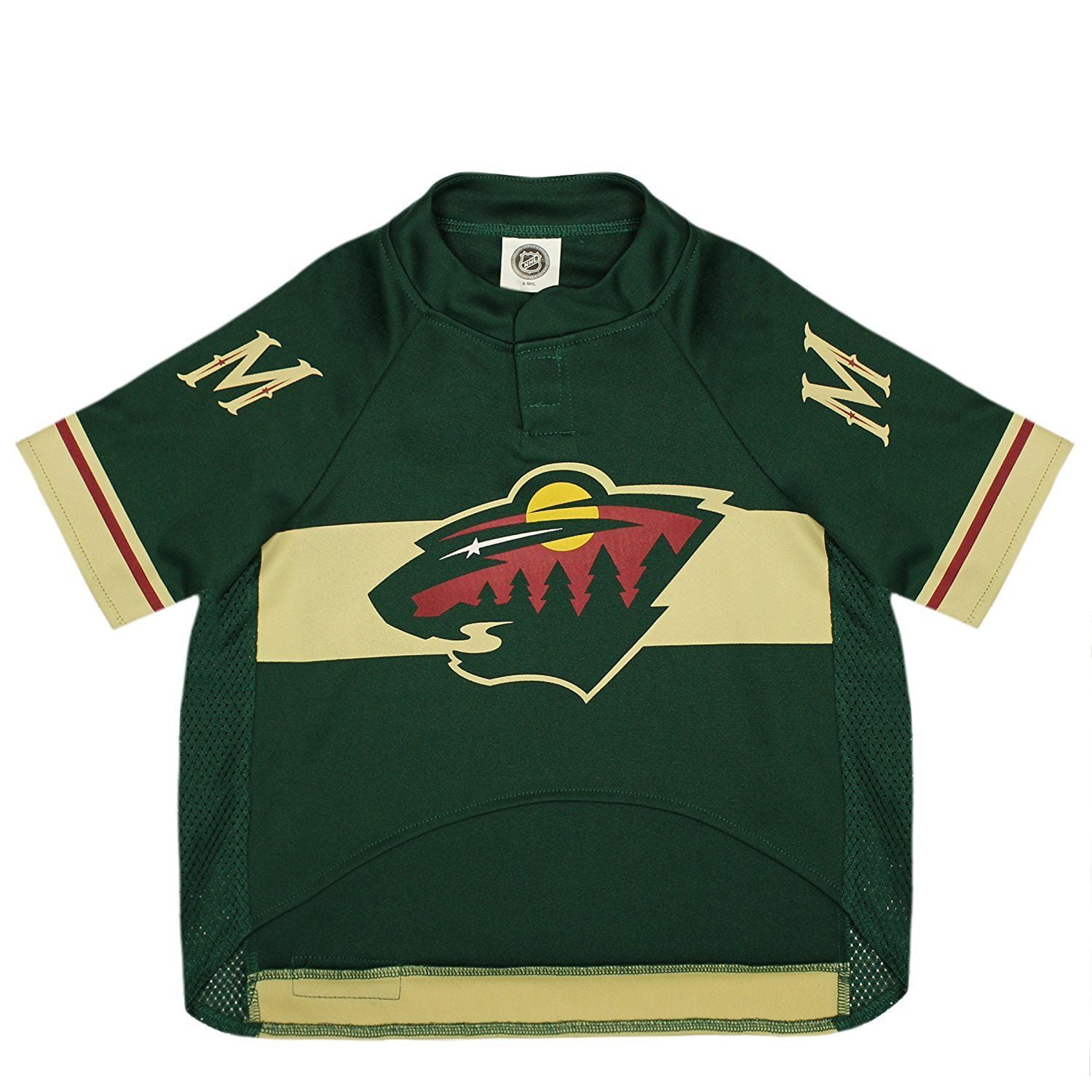 Pets First NHL Minnesota Wild Mesh Jersey for Dogs and Cats - Licensed
