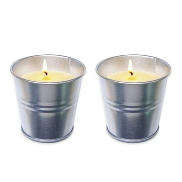 ZPAQI 2pcs Hausware Indoor Candle Citronellas Candle Skeeters Repellents Wax Candle