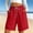 Red, variant on Only Moment Womens Shorts Jute Summer Casual Elastic High Waisted Wide Leg Cute Dressy 2026 Vacation Beach Clothes Swim Shorts Sky Blue,S
