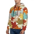 thumbnail image 2 of Bingfone Fall Maple Leaves Men'S Drawstring Hoodie Long Sleeve Pocket Sweatshirts-X-Large, 2 of 9