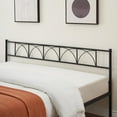 thumbnail image 4 of King Size Sturdy Modern Stylish Iron Bed Frame with Headboard and Footboard Metal Platform Bed - Simple Assembly, No Box Spring Needed, Under Bed Storage, Black, 4 of 7