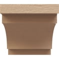 thumbnail image 2 of 4"W x 4"D x 4"H Wide Mediterranean Rough Cedar Woodgrain TimberThane Corbel, Primed Tan, 2 of 6