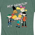 thumbnail image 3 of Hey Arnold! - Group Shot - Women's Short Sleeve Graphic T-Shirt, 3 of 5