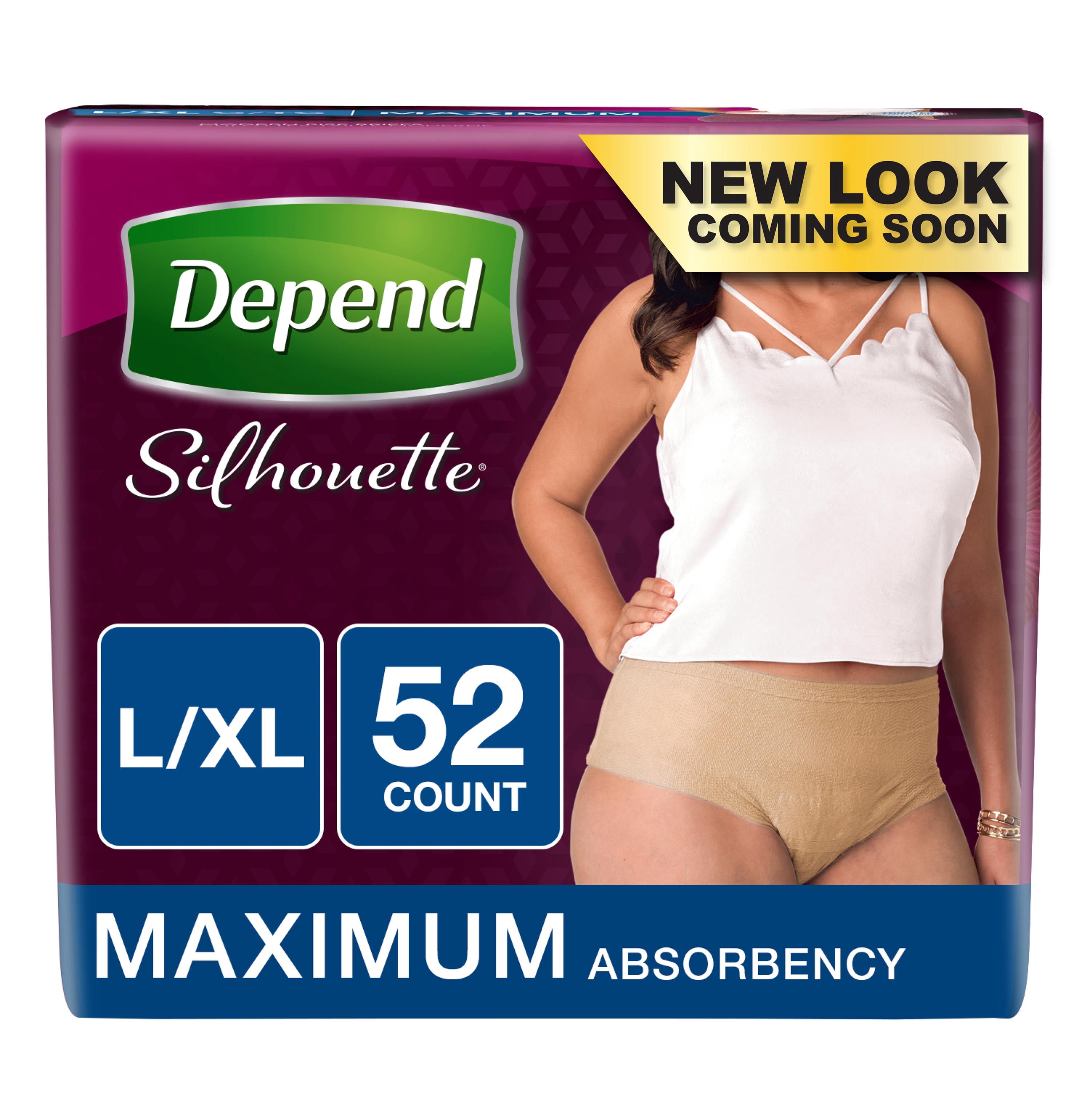 Depend Silhouette Incontinence Underwear for Women, Maximum Absorbency