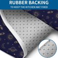 thumbnail image 4 of Dark Blue Star Moon Sun Planet Rocket Pattern Bathroom Rugs Sets 3 Piece,Toilet Cover Set,Absorbent Non Slip Bathroom Mats Sets with U-Shaped Contour Rug Toilet Rug Set, 4 of 5