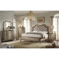 thumbnail image 2 of Queen Bed, Beige Fabric & Antique Taupe, 2 of 3