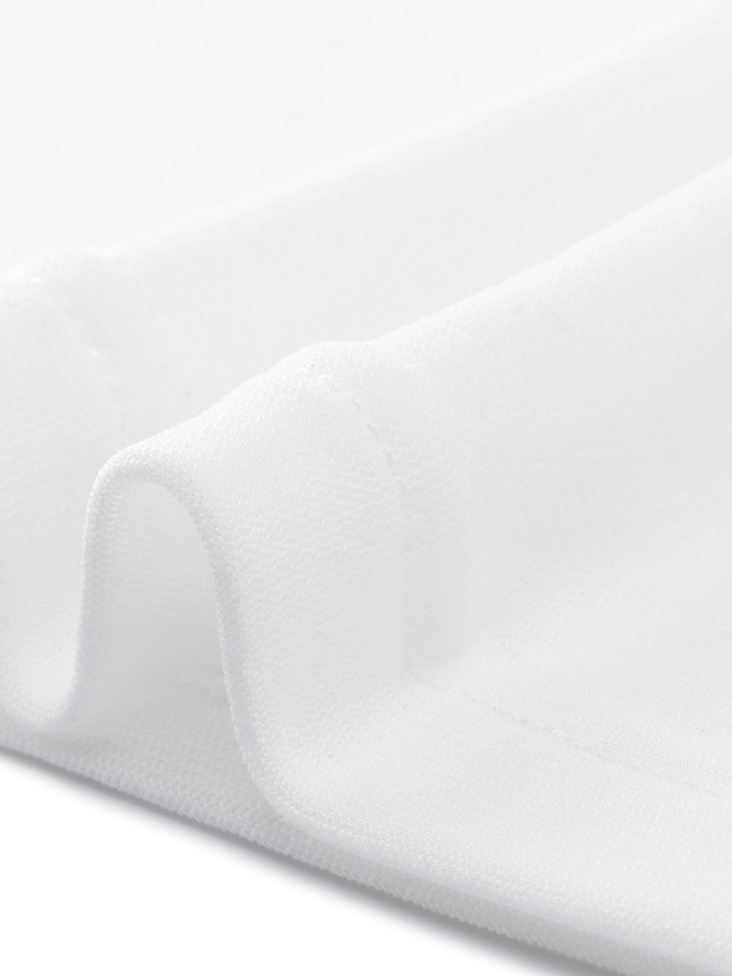 DARING DIVA Women's Half Sleeves Solid Color Stretchy Slim Fit T-Shirts L White