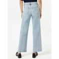 thumbnail image 2 of Free Assembly Women's Cropped Wide High Rise Straight Jeans, 2 of 6
