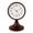 Brown, variant on TIMESS Vintage Analog Alarm Clock with Night Light, Silent Non-Ticking Battery Operated Desk Clock for Bedroom Bedside Table, Retro Decorative Quartz Table Clock, Brown