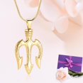 thumbnail image 6 of Poseidon Trident Cremation Jewelry for Ashes Ancient Greece Amulet Urn Necklace Ashes Holder for Loved One Keepsakes Pendant Jewelry for Men Women, 6 of 6