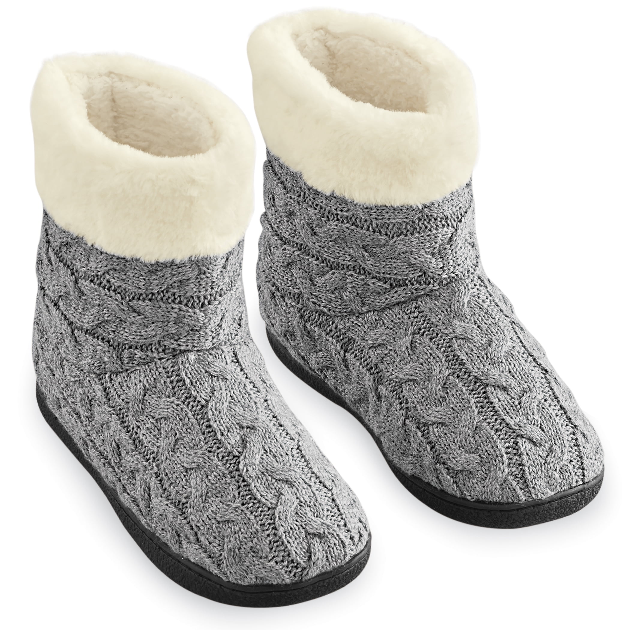 Non-Slip Boot Slippers | Polyester, TPR 