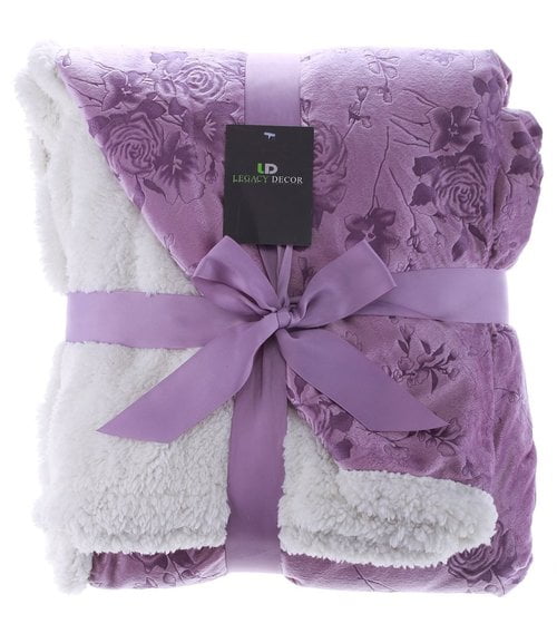 lavender throw blanket