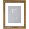 thumbnail image 1 of Marco de fotos Golden State Art Ornate de 11 x 14 cm con bronce mate blanco, 1 of 6