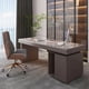 thumbnail image 2 of President Boss Desk Table Modern Aesthetic Drawers Hole Cover Desk Table Men Aesthetic Escritorios De Oficina Library Furniture My Lux Decor Round, 2 of 9