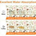 thumbnail image 3 of Dish Drying Mat for Kitchen Counter, 12"x20" Absorbent Mat with Pink Roses Petals, Dish Drainer Rack Mat for Countertop Coffee Maker, Dining Room Decoration, 3 of 8