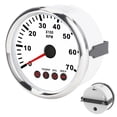 thumbnail image 4 of Medidor De Tacómetro, Kit De Tacómetro Automotriz De Acero Inoxidable 316, Antivaho, Impermeable Y A Prueba De Polvo, 0-7000 Rpm Para Motocicleta, Camión, Barco, 4 of 7