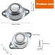 thumbnail image 2 of Ruedas giratorias de bolas de 6 piezas, Rodillos de transporte para muebles, Rodillos de bolas planas, Bolas rodantes de bajo ruido de fácil instalación, con 12 tornillos surtidos Kuyhfg Sin marca, 2 of 5