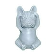 thumbnail image 2 of Estatua de Francés, escultura de perro, estatua creativa de perro sentado, adornos para jardín, camas de flores al aire libre, regalo de , No escuchar No escuchar, 2 of 8