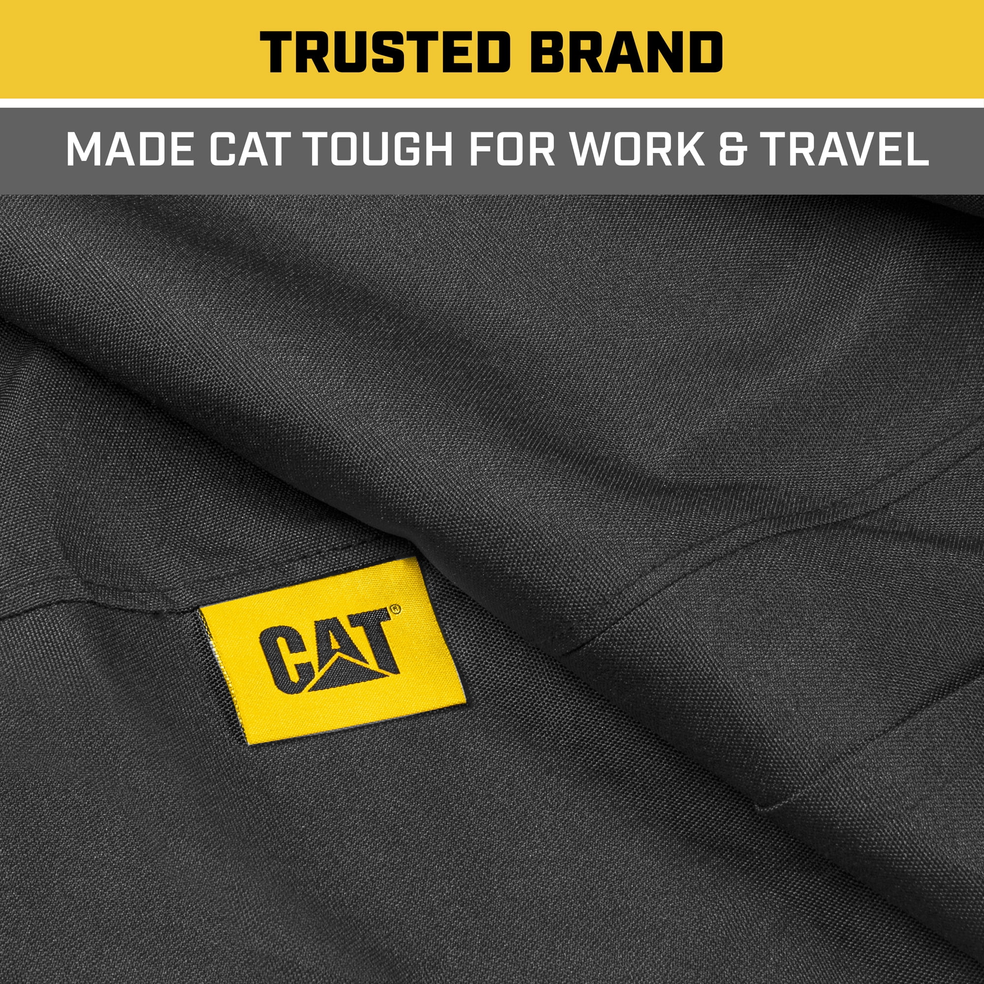 Cat® Custom Fit Front Bench Seat Cover for Ford F250 / F350 / F450 / F550 (1999-2007) - Durable Oxford Black Truck Seat Cover with Utility Pockets, Ford F250 Super Duty Interior Cover