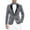 Silver, variant on Carnival Mens Blazer Metallic Thread Formal Business Jacket for Wedding Party and Evening Events Mens Jacket Silver M