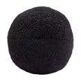 thumbnail image 5 of Benjara Wily Accent Pillow Set of 2- 10" Round Ball- Black Faux Sheepskin, 5 of 6