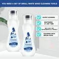 thumbnail image 2 of TELOLY White Shoe Cleaner, Shoe Whitener for Sneakers, White Shoe Polish, Best White Sneaker Cleaner for Leather, Whites, Suede, Sneakers, Stain Remover Cream 3.38oz With Soft Brush Head, 2 of 7