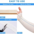 thumbnail image 3 of Bandage Tubulaire Élastique de Soutien Pansement de Rétention Pansements Bandage d'Étirement des Bras Rouleau de Bandage Baseline Réutilisable Tubes pour Membres 75CM X 5M, 3 of 5