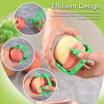 thumbnail image 5 of Handheld Manual Rotating Apple & Pear Peeler, 360° Fruit Peeling Tool, Easy Hand-Rotation Kitchen Gadget for Apples Pears, Compact Peeler Machine Gift Idea-White Color, 5 of 7