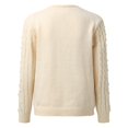 thumbnail image 5 of Vedolay Long Cardigans for Women Long Sleeve Knit Sweater Open Front Cardigan Outerwear White,S, 5 of 5