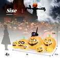 thumbnail image 2 of Gymax 8FT Halloween Pumpkins Stack Decor Inflatable Pumpkin Station w/ LED Lights, 2 of 10