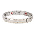 thumbnail image 1 of Pulsera Magnética, Pulsera De Salud De Acero Inoxidable Para Hombres, Imán Ajustable 4 En 1 Para Regalo De Cumpleaños, Regalo De Navidad, Mujeres Y Hombres Amonsee Stainless Steel Bracelet, 1 of 8